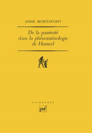 Cover of the book De la passivité dans la phénoménologie de Husserl by Bertrand Jacquillat, Vivien Levy-Garboua