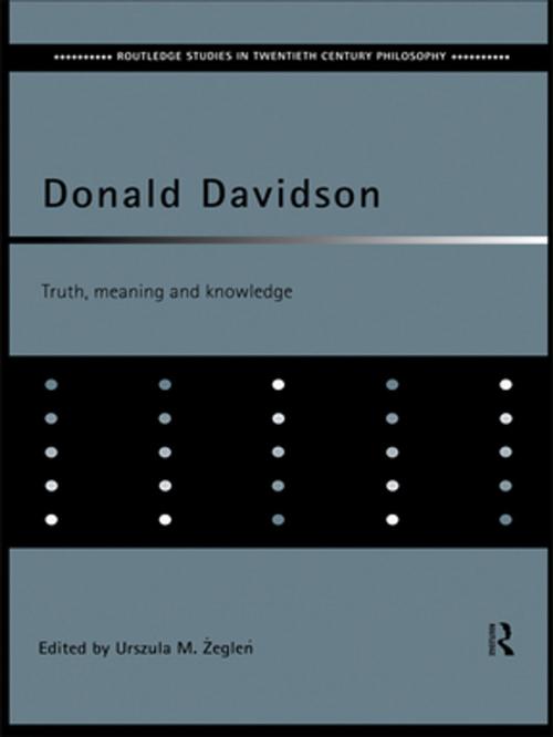 Cover of the book Donald Davidson by , Taylor and Francis