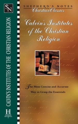 Book cover of Calvin's Institutes of the Christian Religion