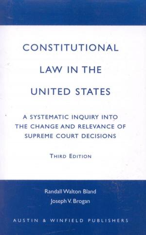 Cover of the book Constitutional Law in the United States by Alison Plus