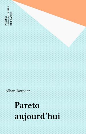 Cover of the book Pareto aujourd'hui by Alain Wolfelsperger