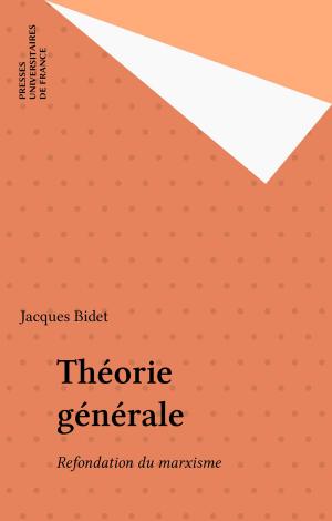 Cover of the book Théorie générale by Robert Gloton, Gaston Mialaret