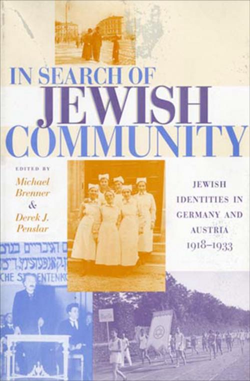 Cover of the book In Search of Jewish Community by Michael Brenner, Derek J. Penslar, Indiana University Press