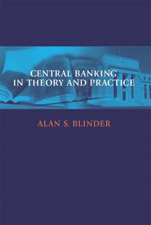 Cover of the book Central Banking in Theory and Practice by Alan S. Blinder, The MIT Press