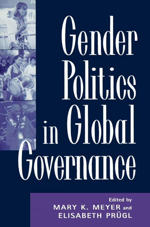 Cover of the book Gender Politics in Global Governance by , Rowman & Littlefield Publishers