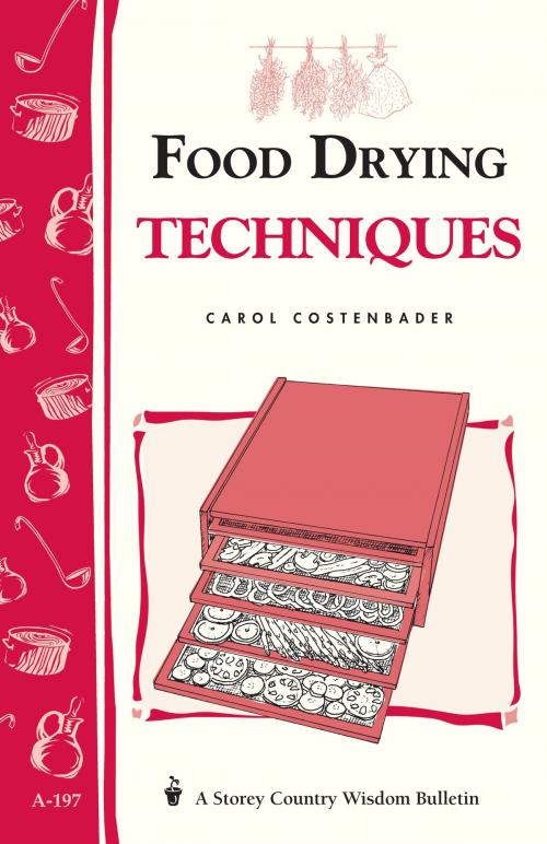 Cover of the book Food Drying Techniques by Carol W. Costenbader, Storey Publishing, LLC