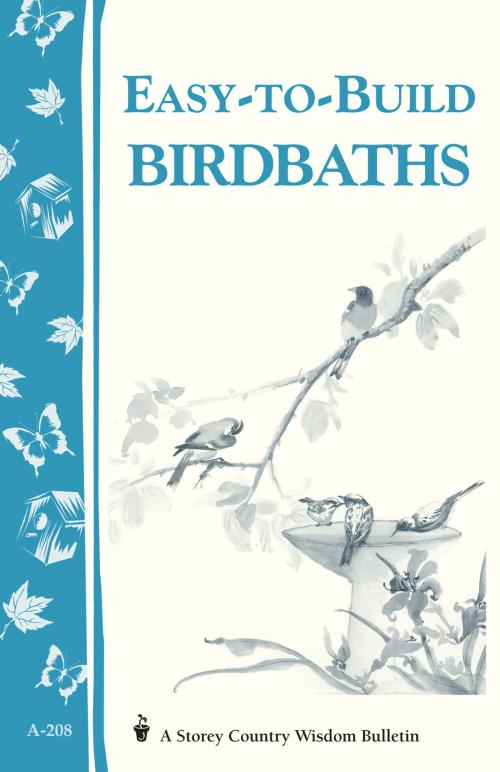 Cover of the book Easy-to-Build Birdbaths by Mary Twitchell, Storey Publishing, LLC