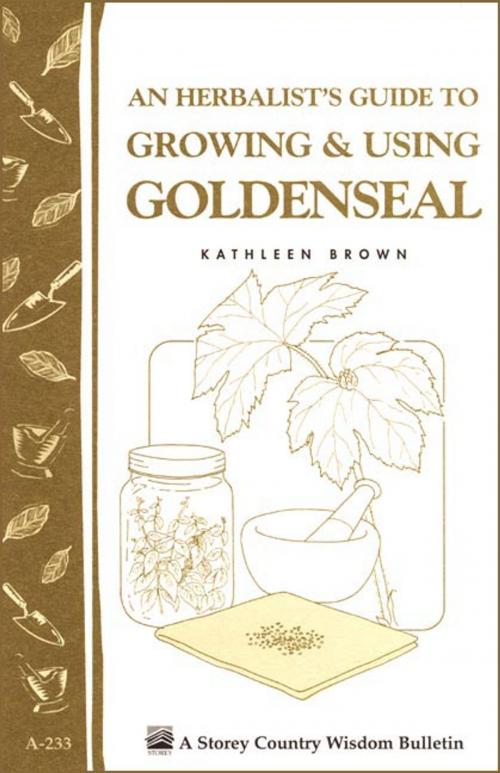Cover of the book An Herbalist's Guide to Growing & Using Goldenseal by Kathleen Brown, Storey Publishing, LLC