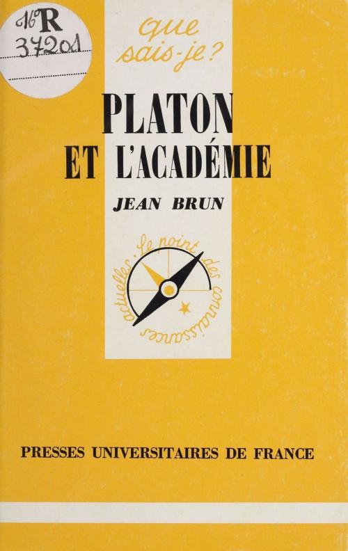 Cover of the book Platon by Jean Brun, Presses universitaires de France (réédition numérique FeniXX)