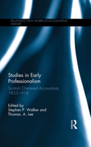 Cover of the book Studies in Early Professionalism by Kevin J. Burke, Avner Segall
