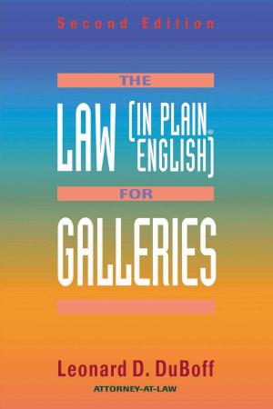 Cover of the book The Law (in Plain English) for Galleries by Vincent LoBrutto