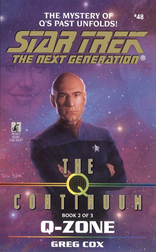 Cover of the book The Q Continuum: Book Two: Q-Zone by Greg Cox, Pocket Books/Star Trek