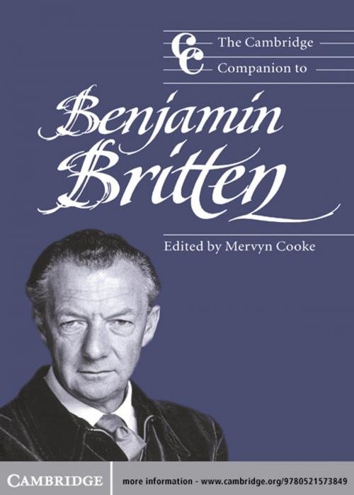 Cover of the book The Cambridge Companion to Benjamin Britten by , Cambridge University Press