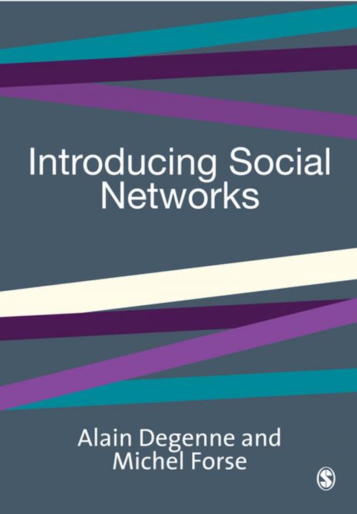 Cover of the book Introducing Social Networks by Mr Alain Degenne, Michel Forse, SAGE Publications