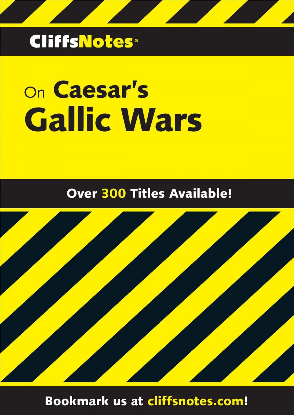 Big bigCover of CliffsNotes on Caesar's Gallic Wars