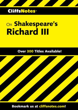 Book cover of CliffsNotes on Shakespeare's Richard III