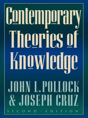 Cover of the book Contemporary Theories of Knowledge by Tracy B. Strong