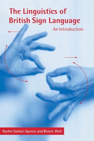 Book cover of The Linguistics of British Sign Language