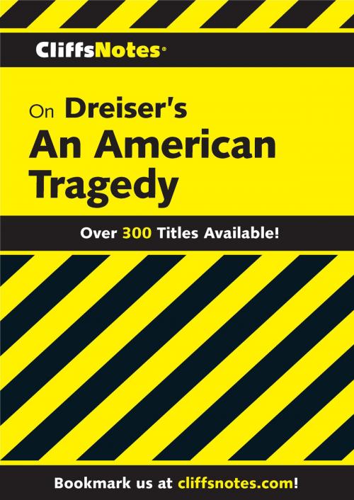 Cover of the book CliffsNotes on Dreiser's An American Tragedy by Martin Bucco, HMH Books