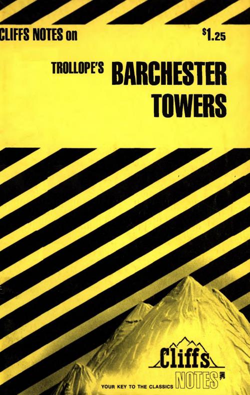 Cover of the book CliffsNotes on Trollope's Barchester Towers by C.K. Hillegass, HMH Books