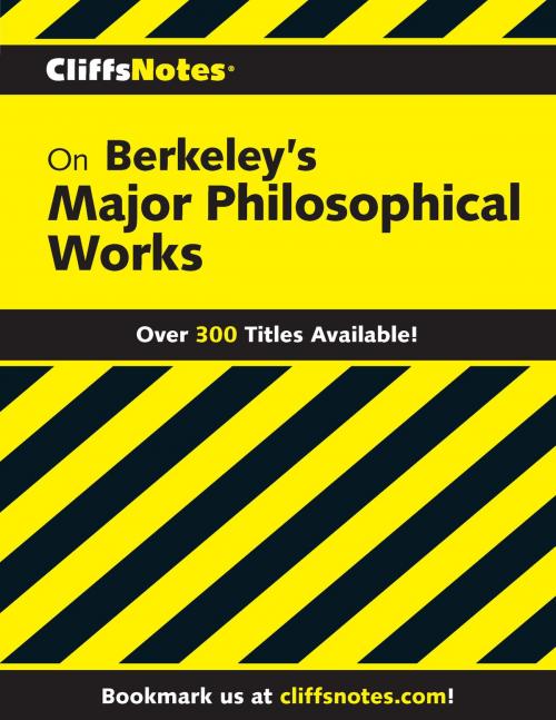 Cover of the book CliffsNotes on Berkeley's Major Philosophical Works by Charles H. Patterson, HMH Books