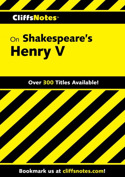 Cover of the book CliffsNotes on Shakespeare's Henry V by Jeffrey Fisher, HMH Books