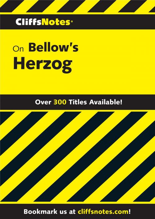 Cover of the book CliffsNotes on Bellow's Herzog by Ronald L Lycette, HMH Books