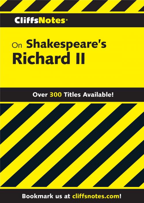 Cover of the book CliffsNotes on Shakespeare's Richard II by Denis M. Calandra, HMH Books