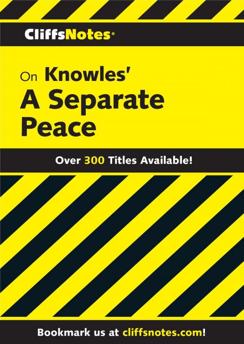 Cover of the book CliffsNotes on Knowles' A Separate Peace by Regina Higgins, Charles Higgins, Cary M. Roberts, HMH Books