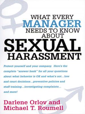 Cover of the book What Every Manager Needs to Know About Sexual Harassment by Martin Lanik