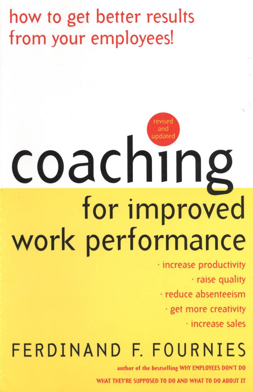 Big bigCover of Coaching for Improved Work Performance, Revised Edition