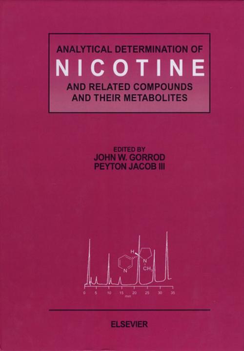 Cover of the book Analytical Determination of Nicotine and Related Compounds and their Metabolites by , Elsevier Science