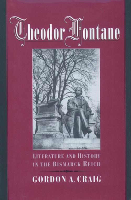 Cover of the book Theodor Fontane by Gordon A. Craig, Oxford University Press