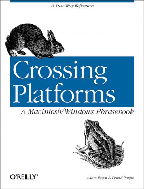 Cover of the book Crossing Platforms A Macintosh/Windows Phrasebook by Adam Engst, David Pogue, O'Reilly Media