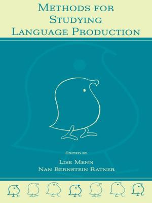 Cover of the book Methods for Studying Language Production by P.P. Rumyantsev