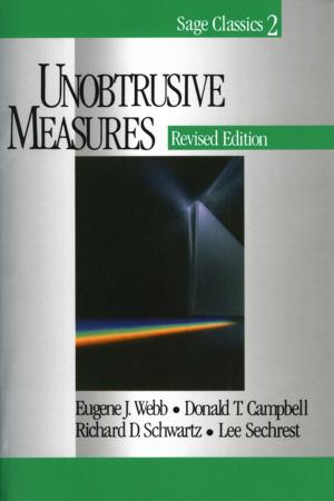 Cover of the book Unobtrusive Measures by Paul Williams, Rona Tutt