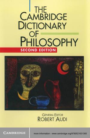 Cover of the book The Cambridge Dictionary of Philosophy by Tsveta Petrova