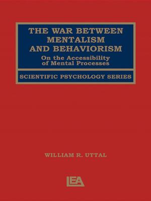 Cover of the book The War Between Mentalism and Behaviorism by Kurt Ganzl