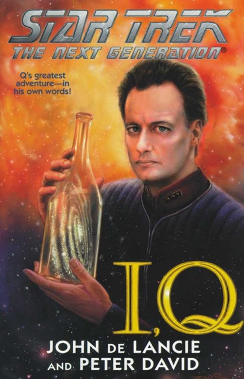 Cover of the book I, Q by Peter David, John de Lancie, Pocket Books/Star Trek