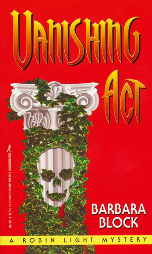 Cover of the book Vanishing Act by Barbara Block, Kensington Books