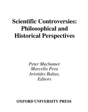bigCover of the book Scientific Controversies by 