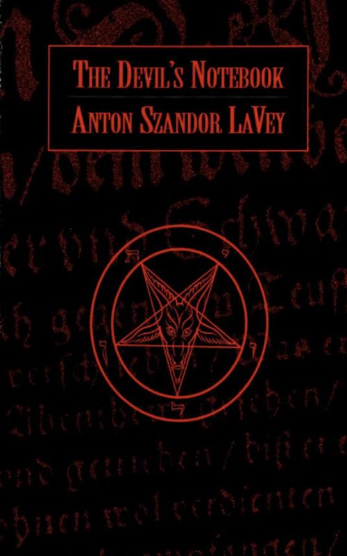 Cover of the book The Devil's Notebook by Anton Szandor LaVey, Feral House