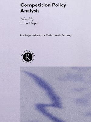 Cover of the book Competition Policy Analysis by Peter Hall