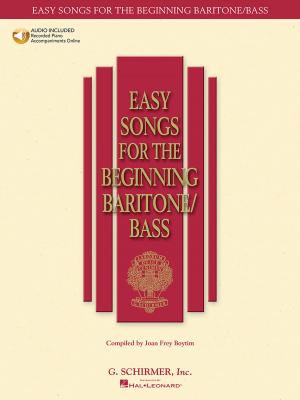 Cover of Easy Songs for the Beginning Baritone/Bass