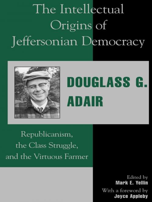 Cover of the book The Intellectual Origins of Jeffersonian Democracy by Douglass G. Adair, Lexington Books