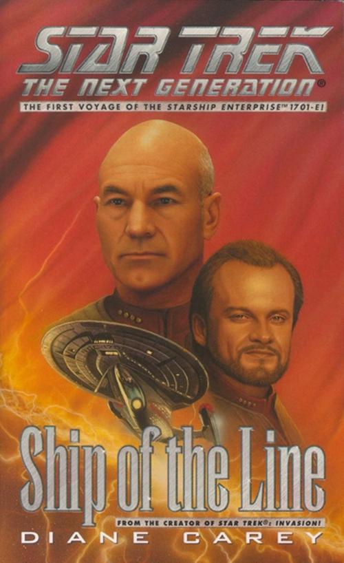 Cover of the book Ship of the Line by Diane Carey, Pocket Books/Star Trek