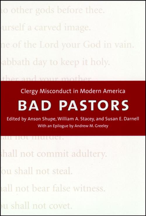 Cover of the book Bad Pastors by , NYU Press