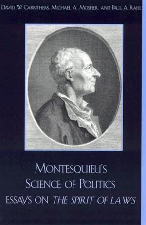 Book cover of Montesquieu's Science of Politics