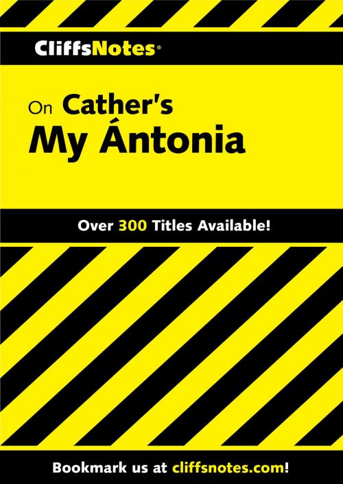 Cover of the book CliffsNotes on Cather's My Ántonia by Susan Van Kirk, David Kubicek, HMH Books
