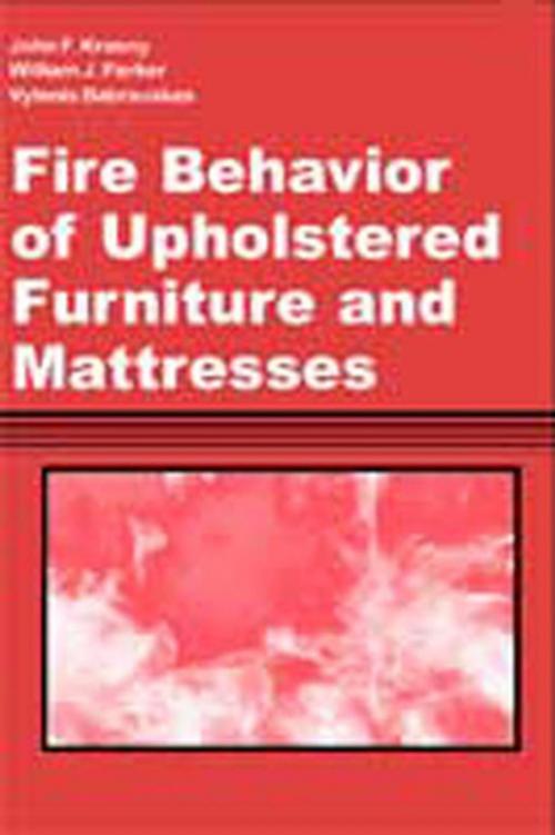 Cover of the book Fire Behavior of Upholstered Furniture and Mattresses by John Krasny, William Parker, Vytenis Babrauskas, Elsevier Science